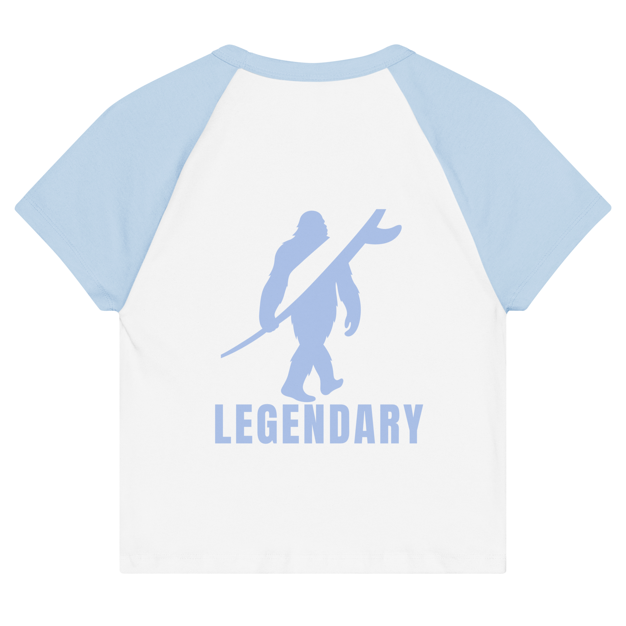 LEGENDARY Women’s Micro-Rib Raglan Baby Tee