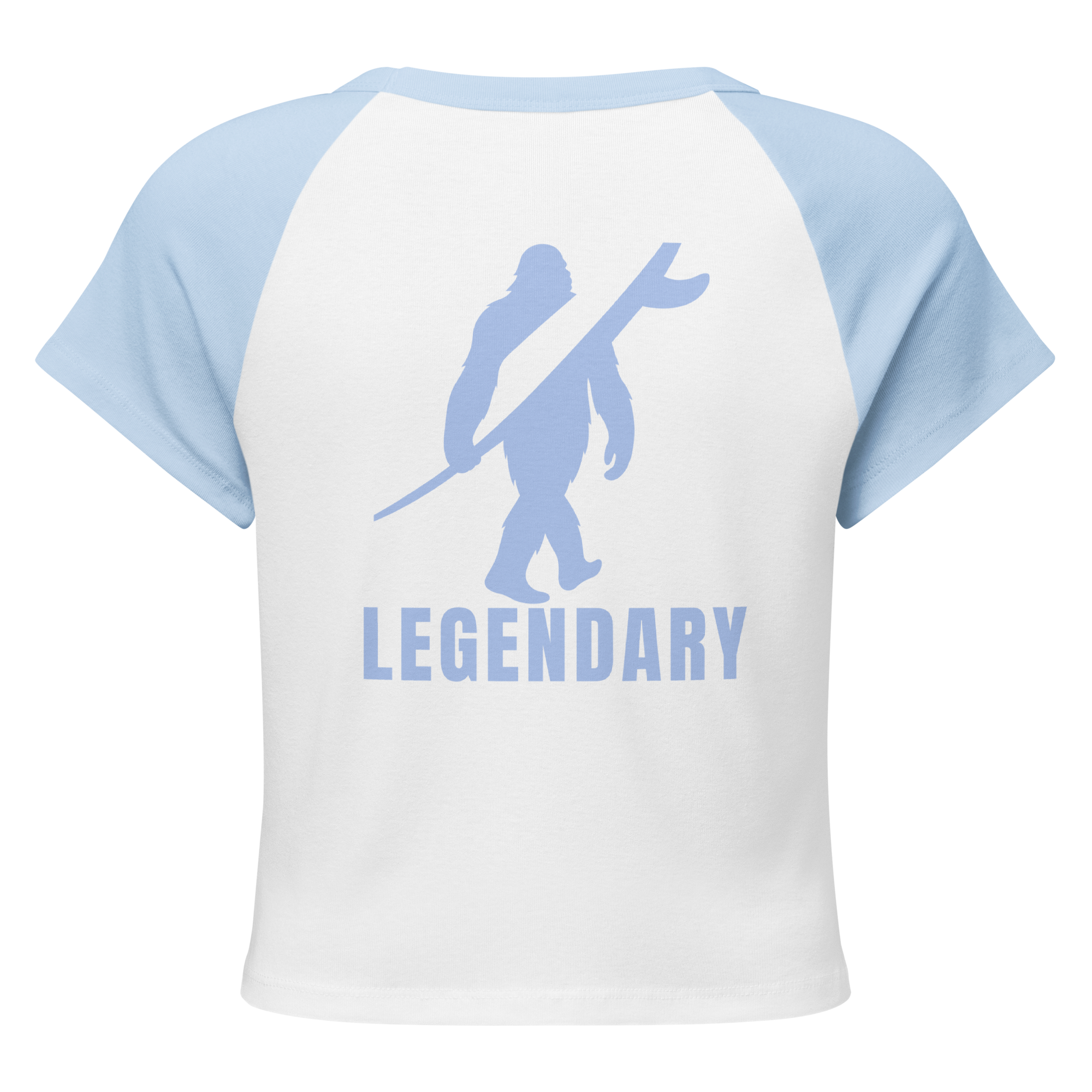 LEGENDARY Women’s Micro-Rib Raglan Baby Tee