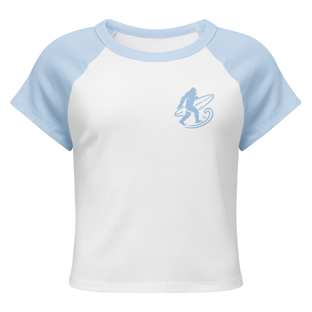 LEGENDARY Women’s Micro-Rib Raglan Baby Tee