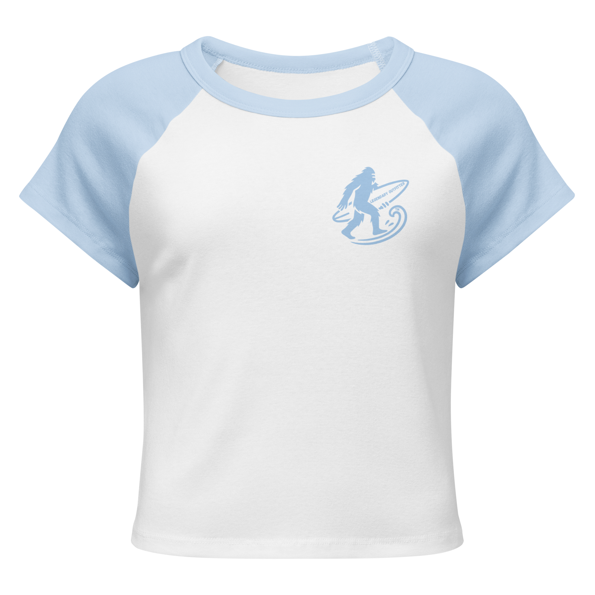 LEGENDARY Women’s Micro-Rib Raglan Baby Tee