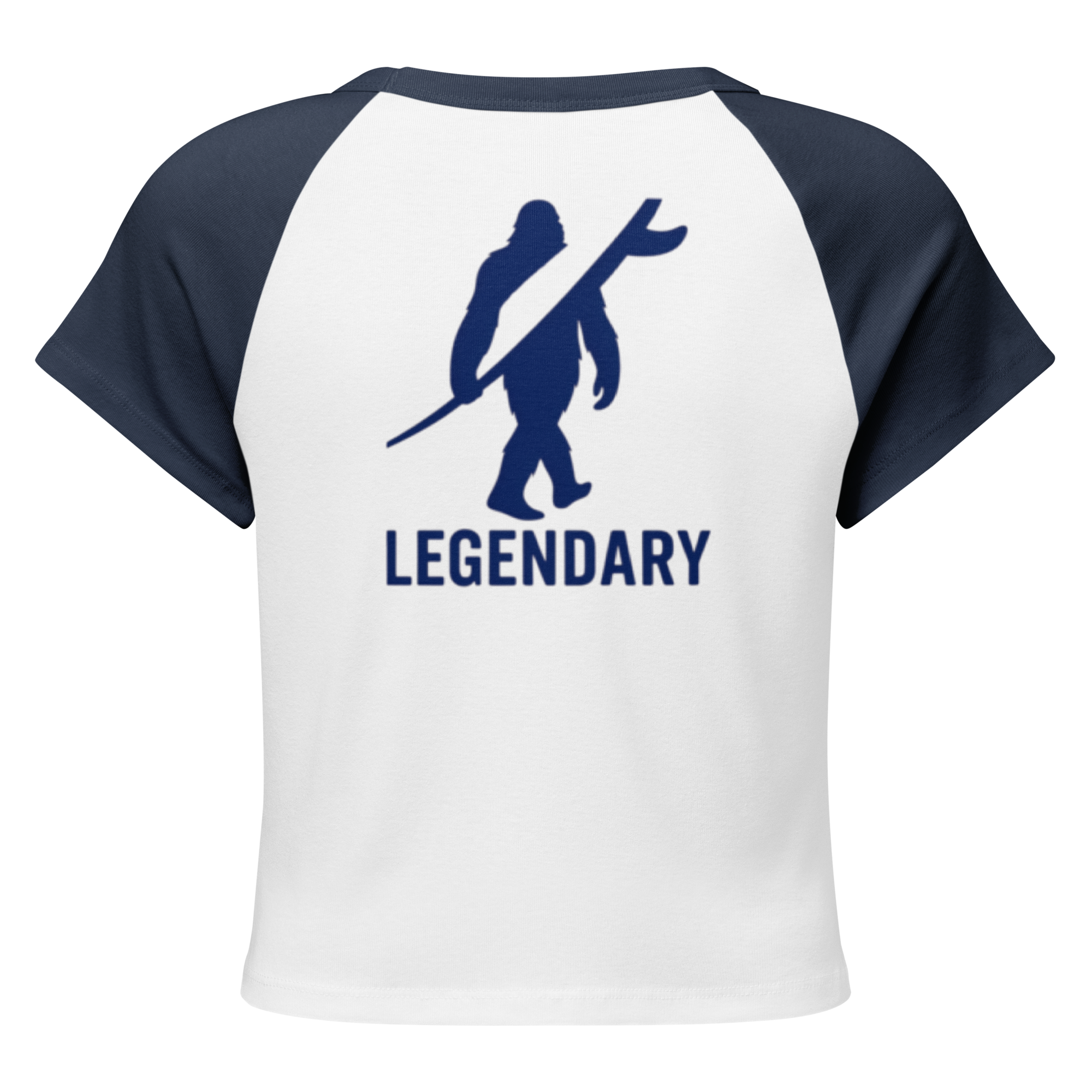 LEGENDARY Women’s Micro-Rib Raglan Baby Tee