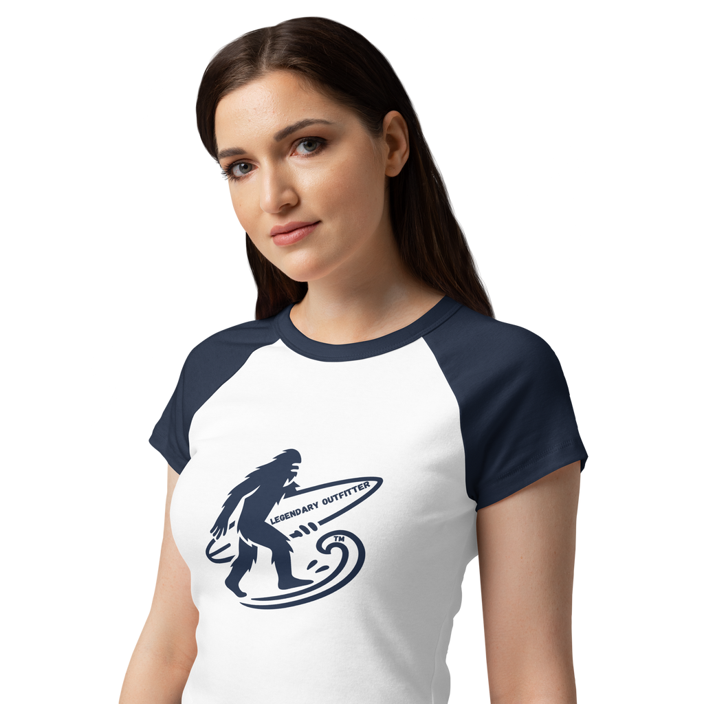Women’s Micro Rib Raglan Baby Tee — Legendary Fit