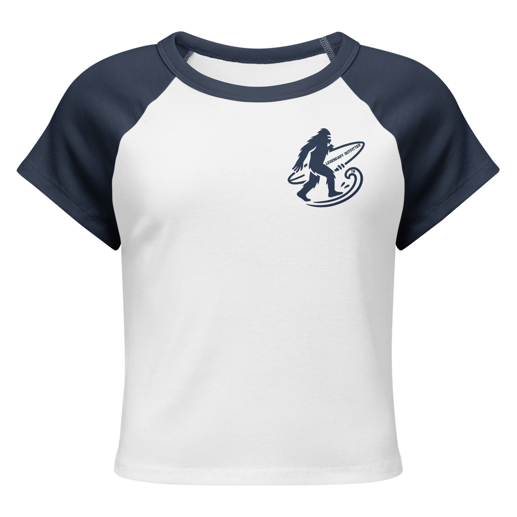 LEGENDARY Women’s Micro-Rib Raglan Baby Tee