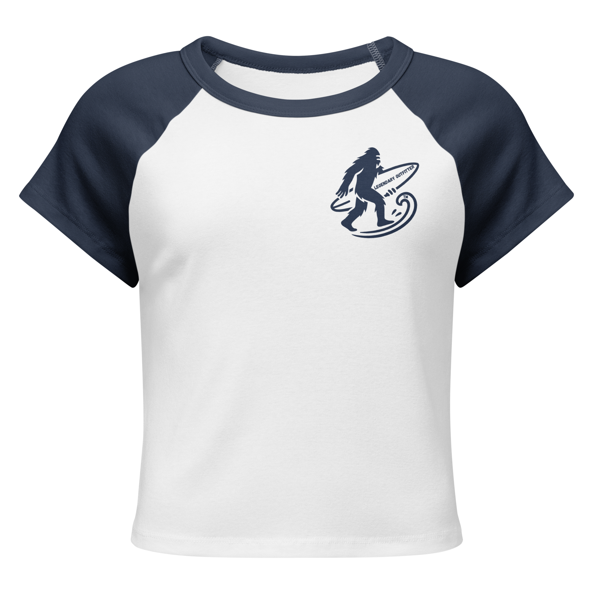 LEGENDARY Women’s Micro-Rib Raglan Baby Tee