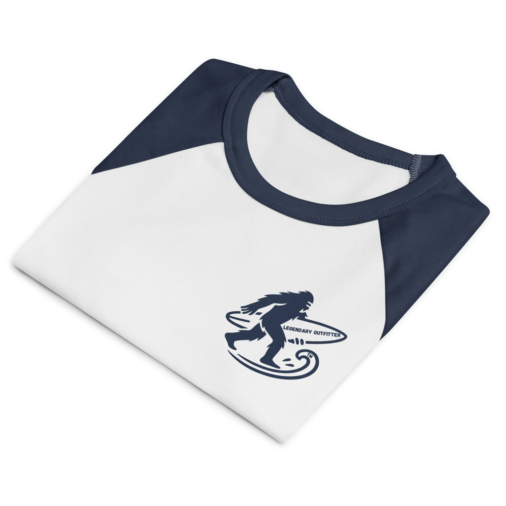 LEGENDARY Women’s Micro-Rib Raglan Baby Tee