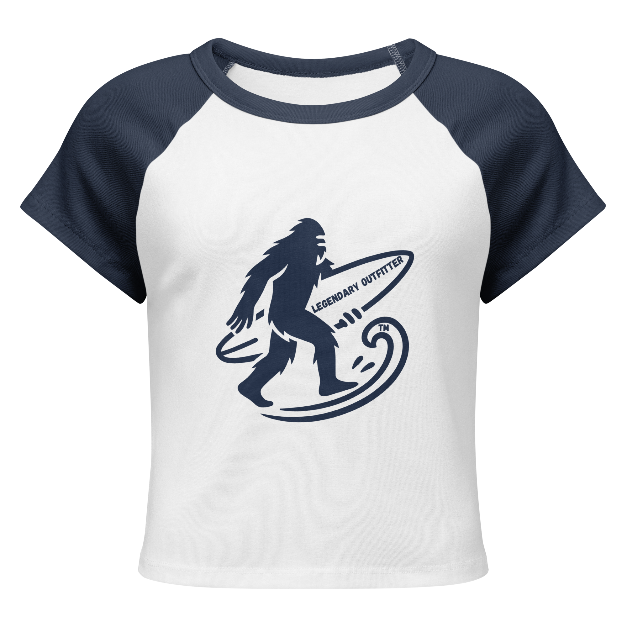 Women’s Micro Rib Raglan Baby Tee — Legendary Fit
