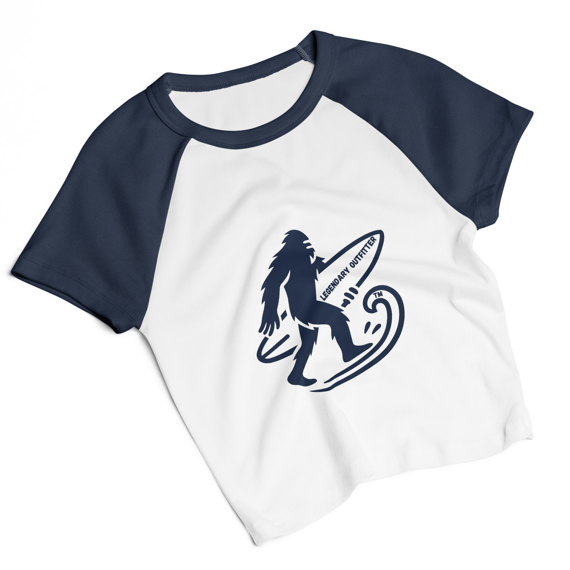 Women’s Micro Rib Raglan Baby Tee — Legendary Fit