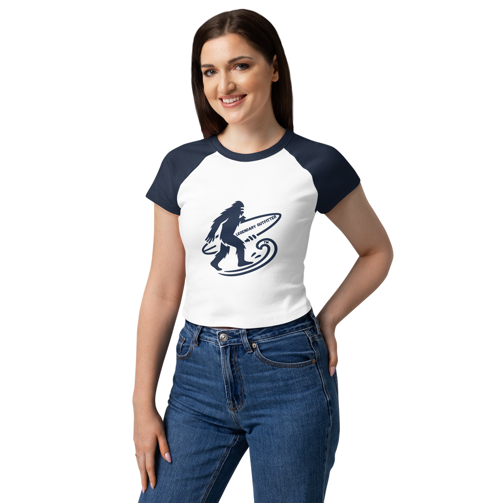 Women’s Micro Rib Raglan Baby Tee — Legendary Fit